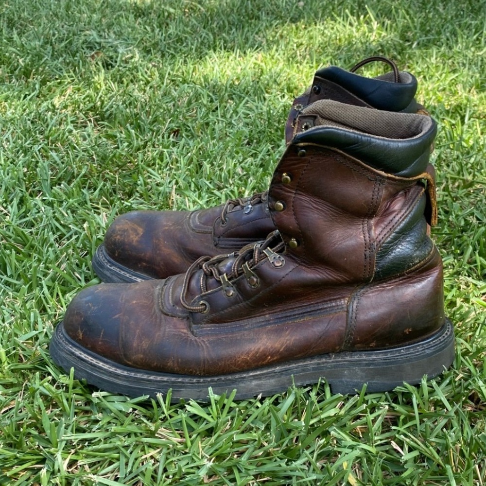 Red Wing 2264 Mens Work Boots Steel Toe Brown Leather EH Made in USA Size 12 D